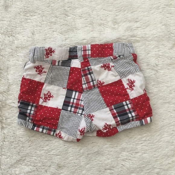 SOLD ❌Janie & Jack patchwork & plaid shorts - Picture 3 of 7